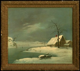 John S. Blunt - Winter Scene - 47.1242 - Museum of Fine Arts