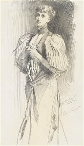 John Singer Sargent - Alice Meynell - Inlån JSS 405-03 - National Portrait Gallery