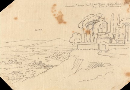 John Robert Cozens - Convent Between Castel del Bosco and La Strada Scala - Google Art Project