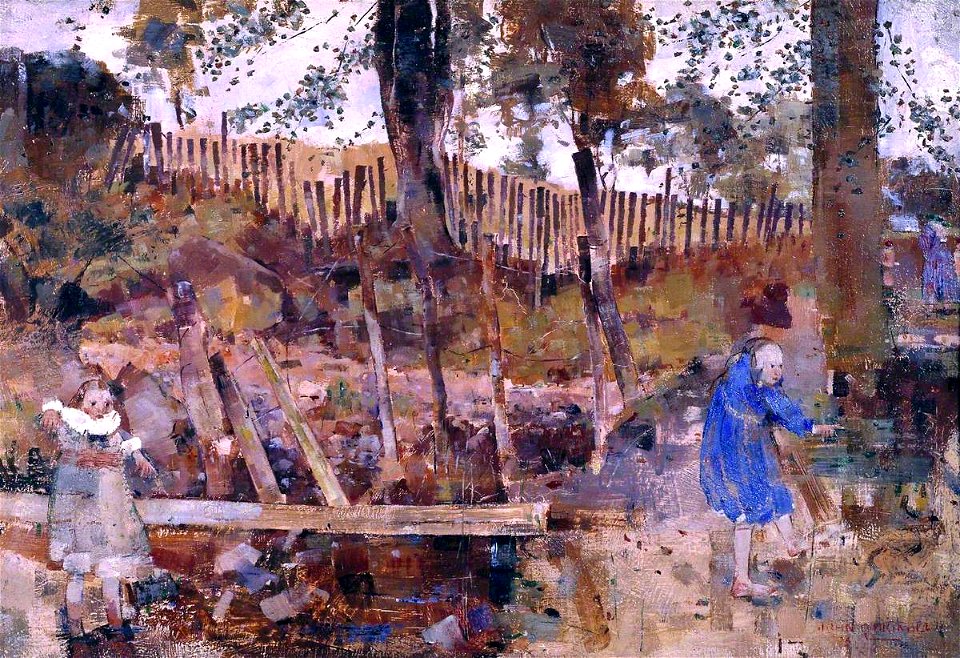John Quinton Pringle (1864-1925) - Children at the Burn - T02006 - Tate