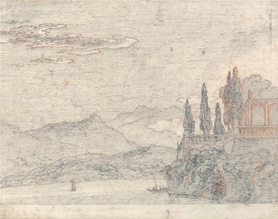 John Robert Cozens - Isola Borromea, Lago Maggiore - Google Art Project