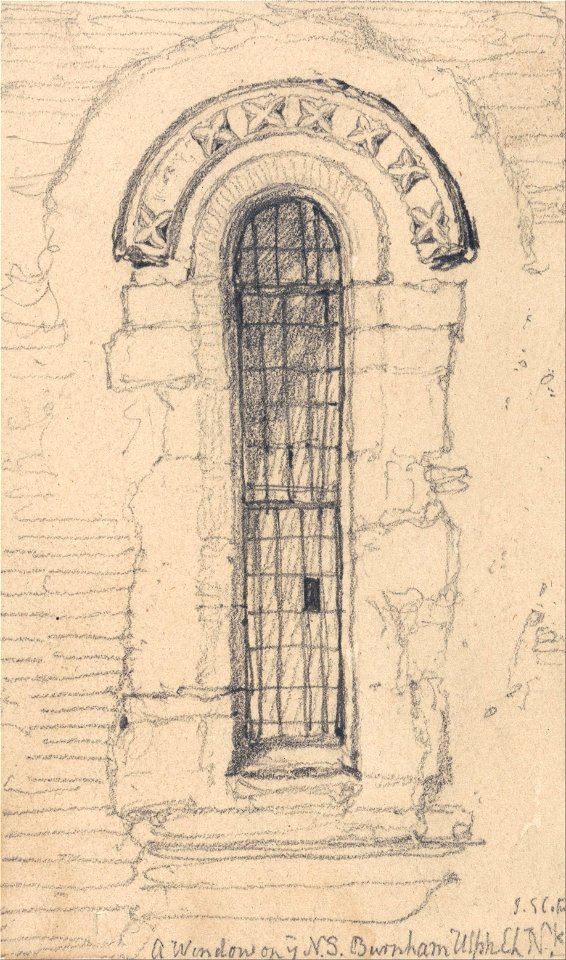 John Sell Cotman - Window on the North Side of Burnham Ulph Church, Norfolk - Google Art Project