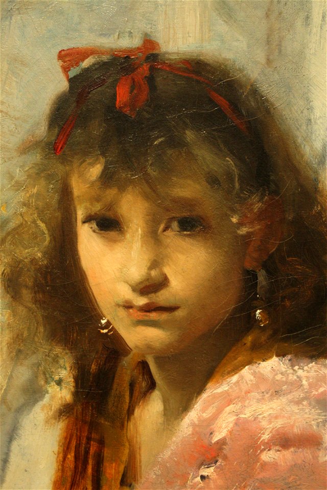 John Singer Sargent - Carmela Bertagna (c. 1880) detail 01