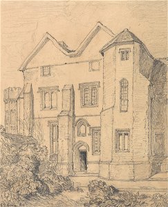 John Sell Cotman - Upwell Rectory, Norfolk - Google Art Project