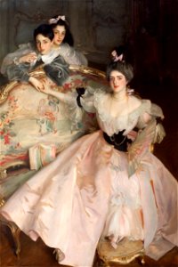 John Singer Sargent - Mrs Carl Meyer and her Children - Google Art Project. Free illustration for personal and commercial use.