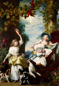 John Singleton Copley (1738-1815) - The Three Youngest Daughters of George III - RCIN 401405 - Royal Collection