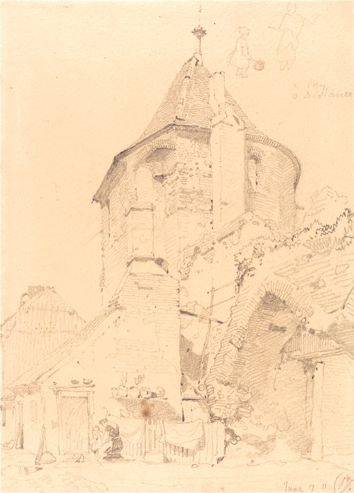 John Sell Cotman - Yarmouth, the North-west Tower - Google Art Project