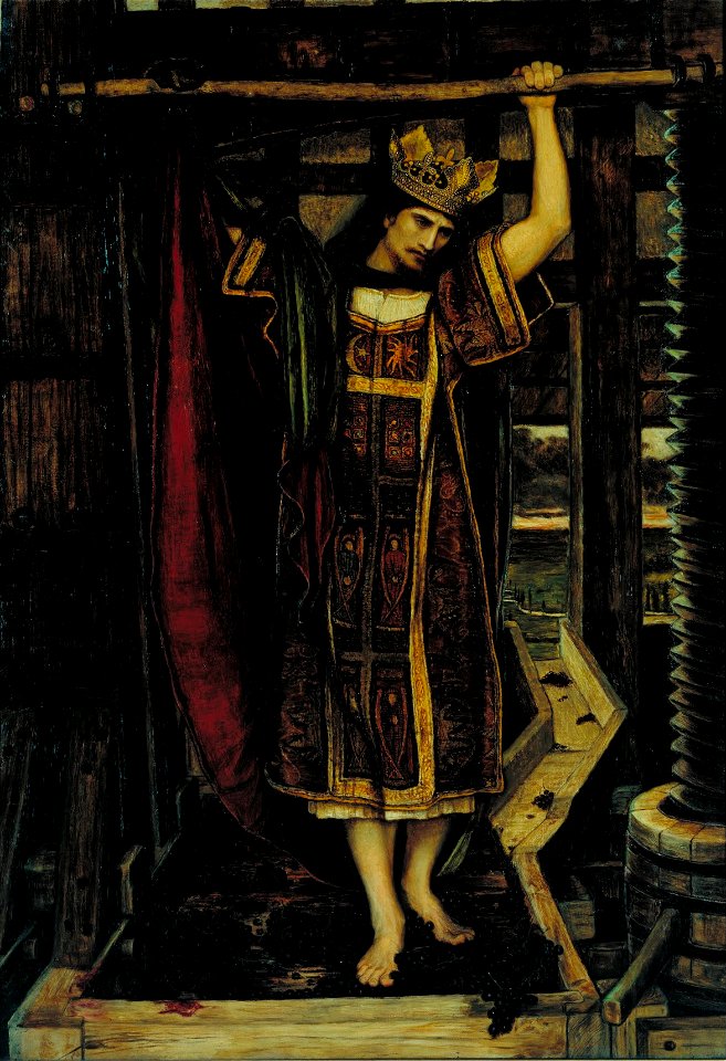 John Roddam Spencer Stanhope - The Wine Press - Google Art Project