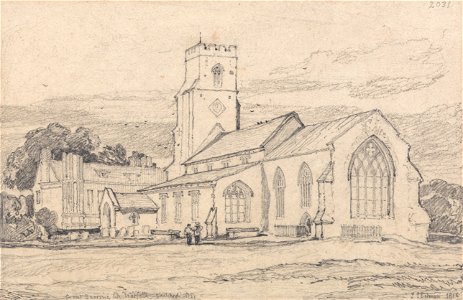 John Sell Cotman - Great Snoring Church, Norfolk - Google Art Project