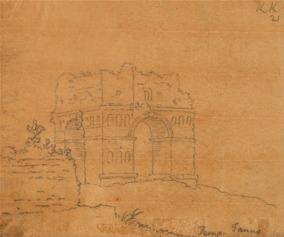 John Robert Cozens - Temple of Janus - Google Art Project