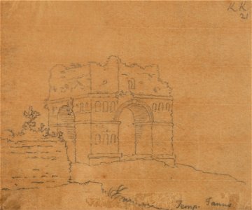 John Robert Cozens - Temple of Janus - Google Art Project
