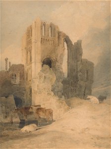 John Sell Cotman - Castle Acre Priory, Norfolk - Google Art Project
