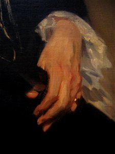 John Singer Sargent - Mrs. Adrian Iselin (detail)