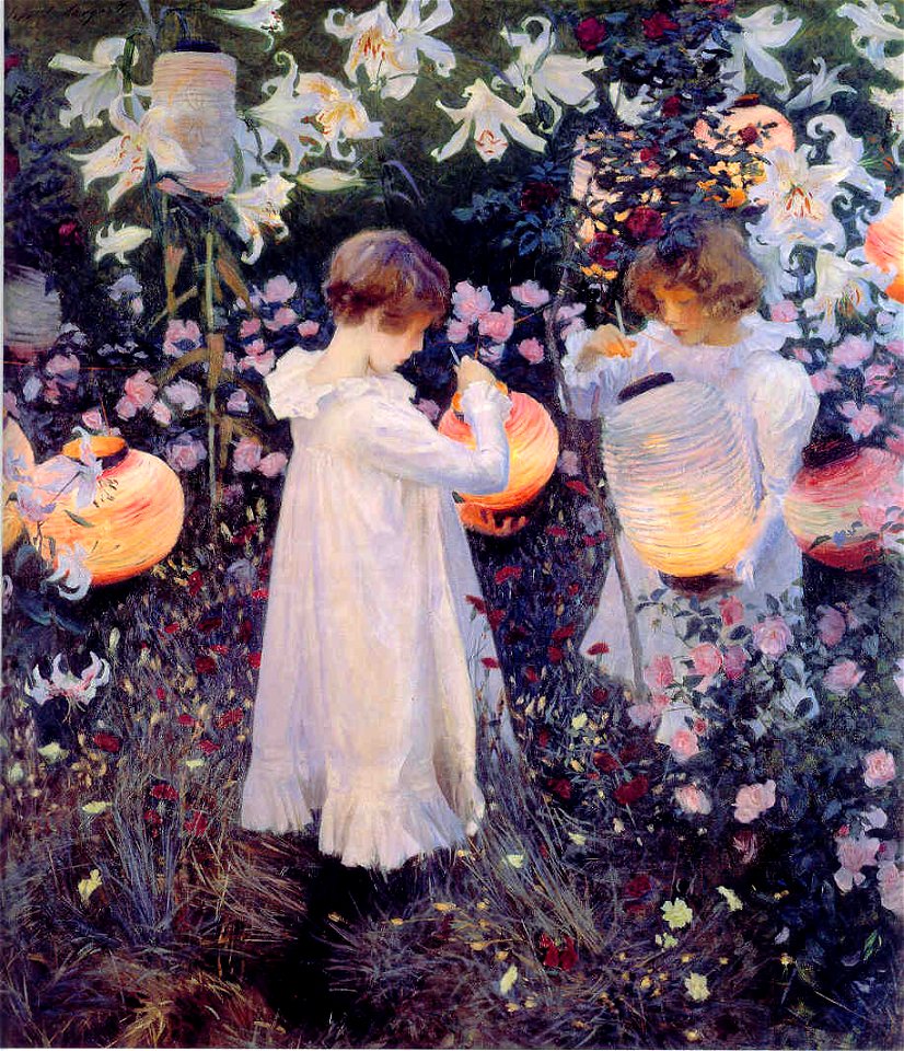 John Singer Sargent - Carnation Lily Lily Rose