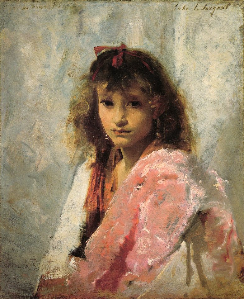 John Singer Sargent - Carmela Bertagna (c. 1880) 02