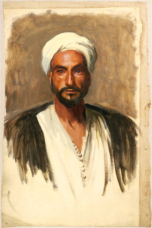 John Singer Sargent - Man with a White Turban - 1937.202 - Harvard Art Museums