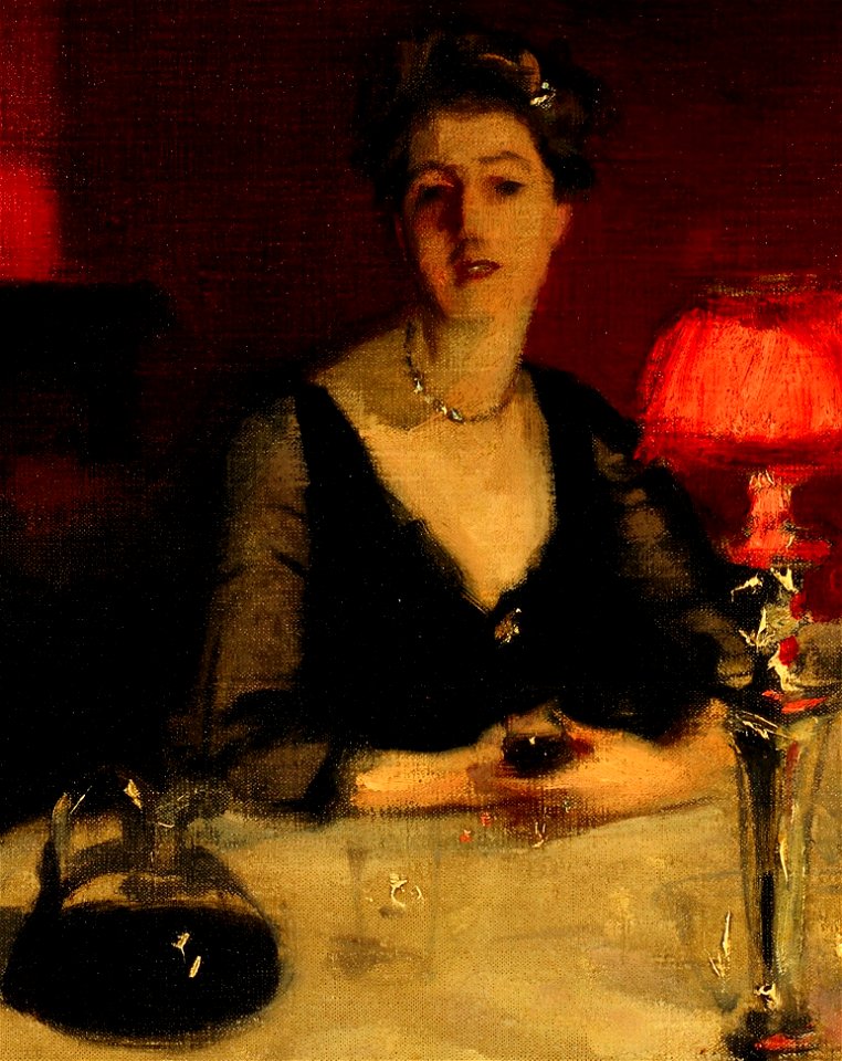 John Singer Sargent - Le verre de porto Google Art Project Edith Vickers