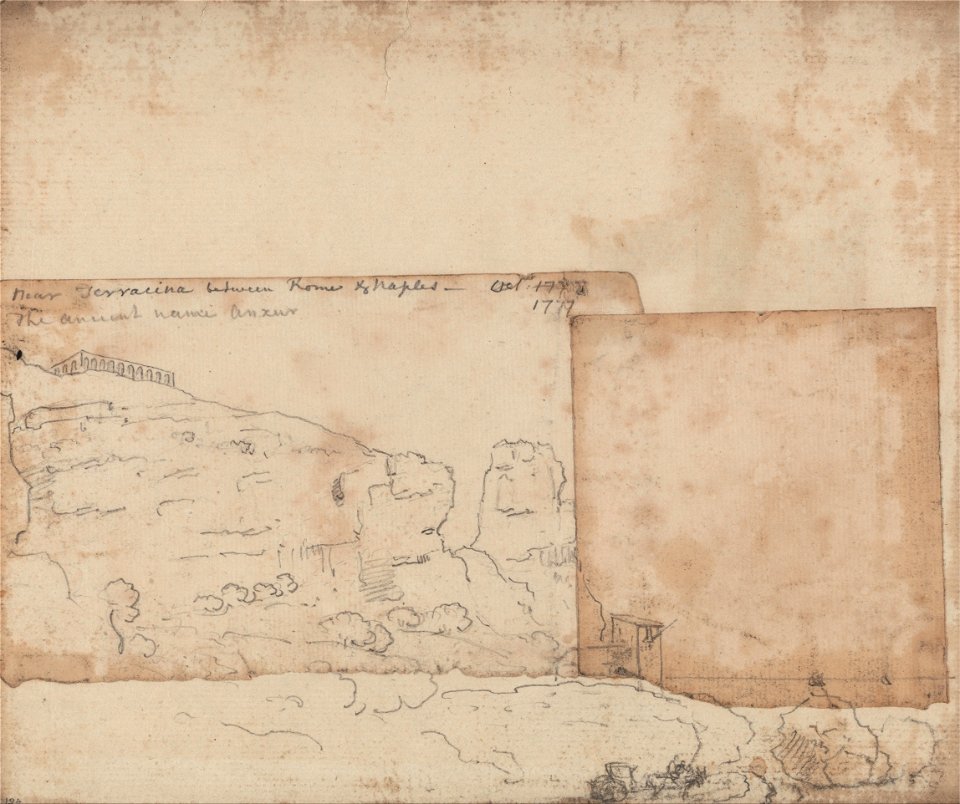 John Robert Cozens - Near Terracina between Rome and Naples, October 1777 - Google Art Project