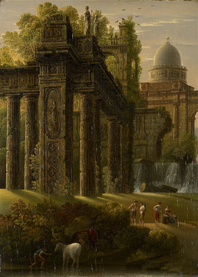 John Taylor (c. 1745-1806) - Landscape with Ruins - RCIN 403900 - Royal Collection
