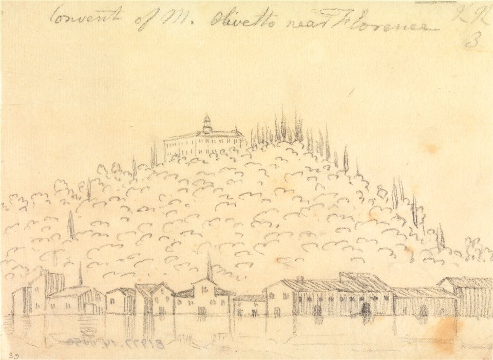John Robert Cozens - Convent of Monte Olivetto near Florence - Google Art Project