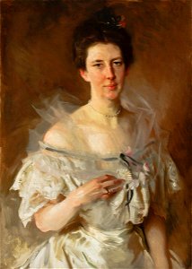 John Singer Sargent - Portrait of Esther Fiske Hammond, Mrs. Gardiner Greene Hammond