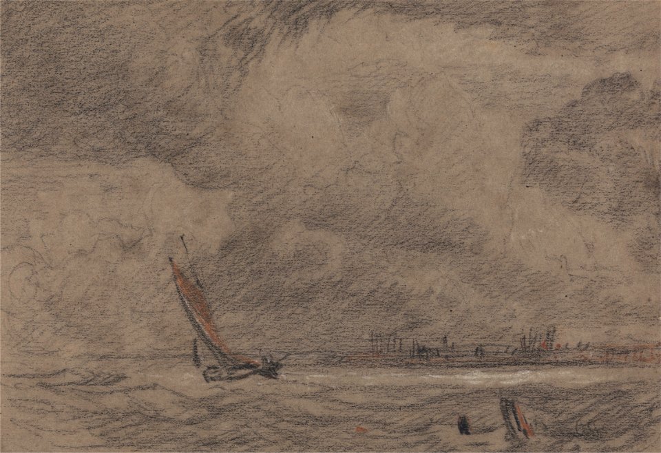 John Sell Cotman - Fishing Vessel off Yarmouth - Google Art Project