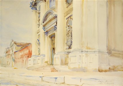 John Singer Sargent - Santa Maria dei Gesuati, Venice - P11s35 - Isabella Stewart Gardner Museum