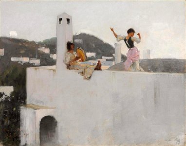 John Singer Sargent - Capri Girl on a Rooftop - 2011.32 - Crystal Bridges Museum of American Art