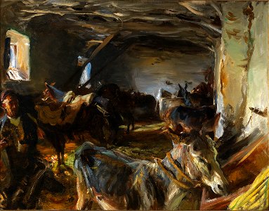 John Singer Sargent - Stable at Cuenca - 2014.1 - Smithsonian American Art Museum