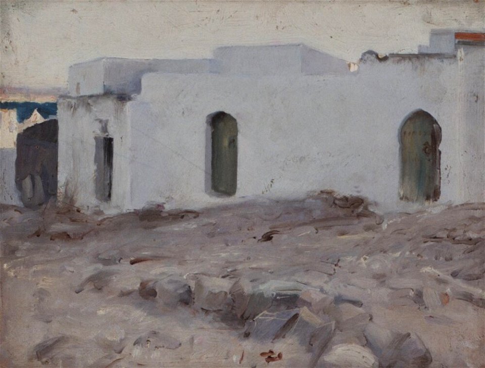 John Singer Sargent - Moorish Buildings on a Cloudy Day - Inlån JSS 522-03 - Nationalmuseum