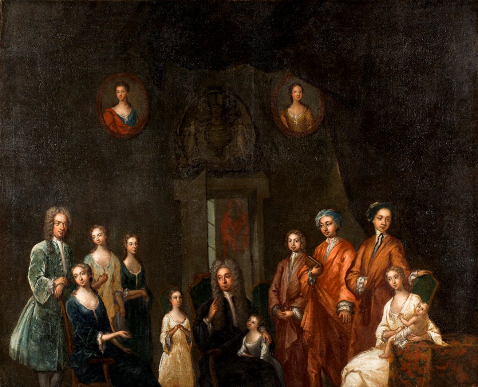 John Smibert - Portrait of Sir Francis Grant, Lord Cullen, and His Family - Google Art Project