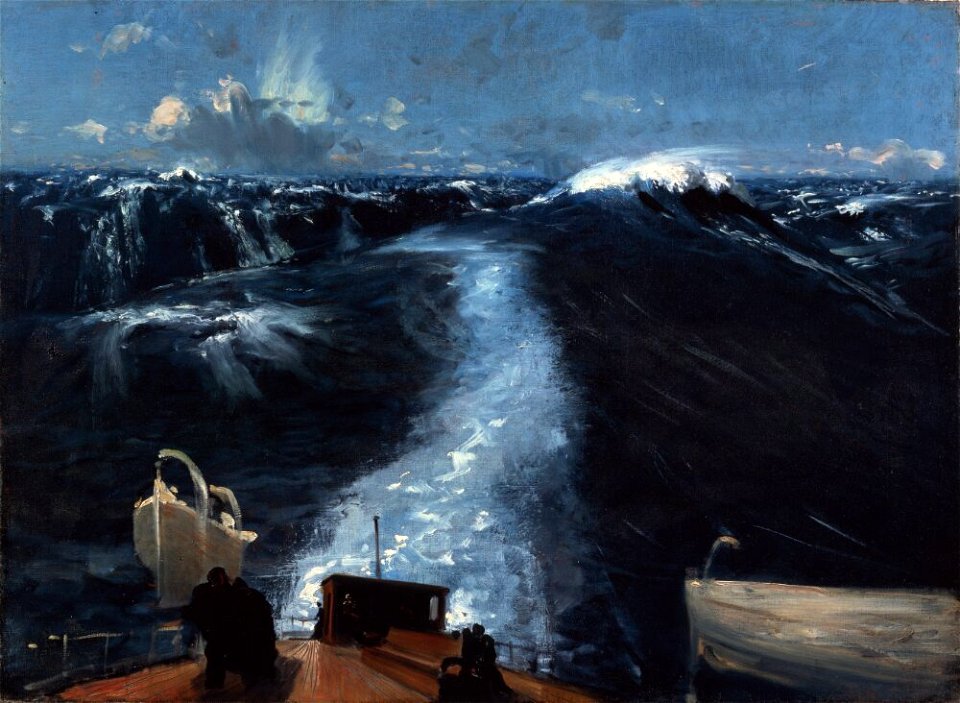 John Singer Sargent - Atlantic Storm - Inlån JSS 506-02 - Nationalmuseum