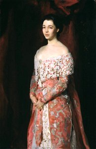 John Singer Sargent - Portrait of Mrs Leopold Hirsch L01713 10