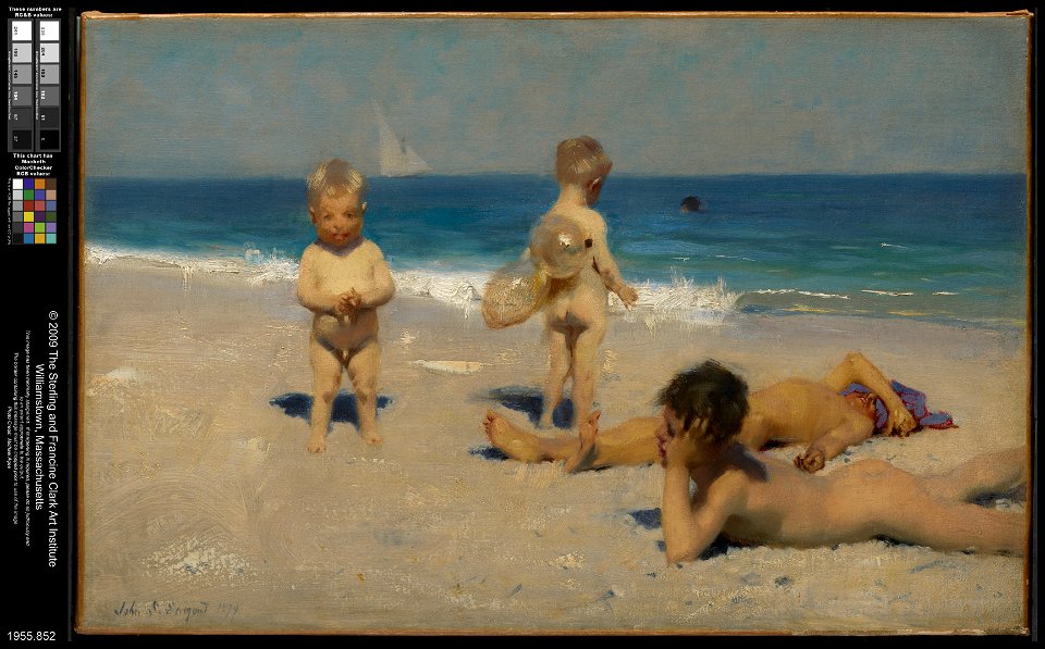John Singer Sargent - Neapolitan Children Bathing - 1955.852 - Clark Art Institute