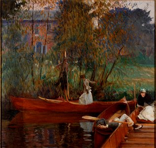 John Singer Sargent - A Boating Party - 78.086 - Rhode Island School of Design Museum