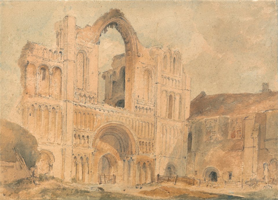 John Sell Cotman - Castle Acre Priory, Norfolk, West Front - Google Art Project