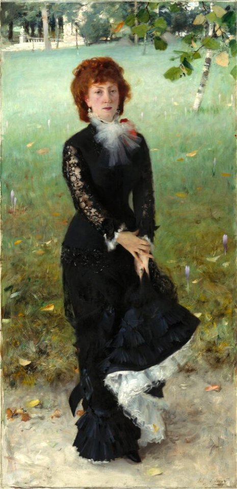 John Singer Sargent - Madame Édouard Pailleron (Marie Buloz Pailleron) - Inlån JSS 516-01 - Nationalmuseum