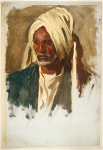 John Singer Sargent - Old Man with a White Beard - 1937.203 - Fogg Museum