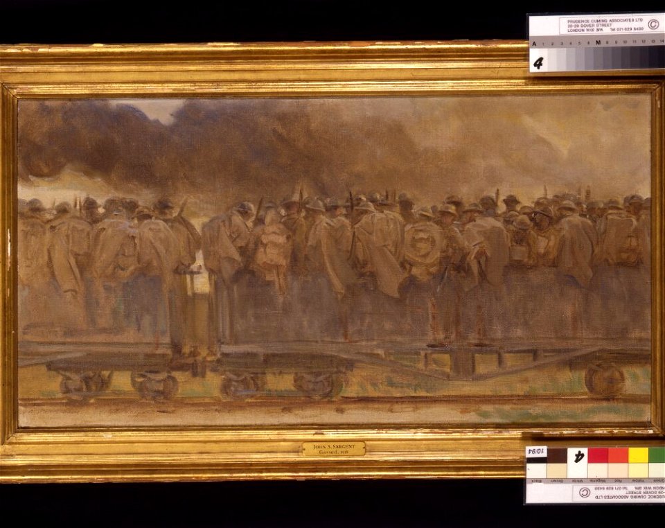 John Singer Sargent - American Troops Going up the Line - Inlån JSS 407-04 - private collection