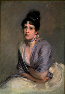 John Singer Sargent - Mrs Frank Millet (Elizabeth Merrill) - Inlån JSS 529-02 - Nationalmuseum