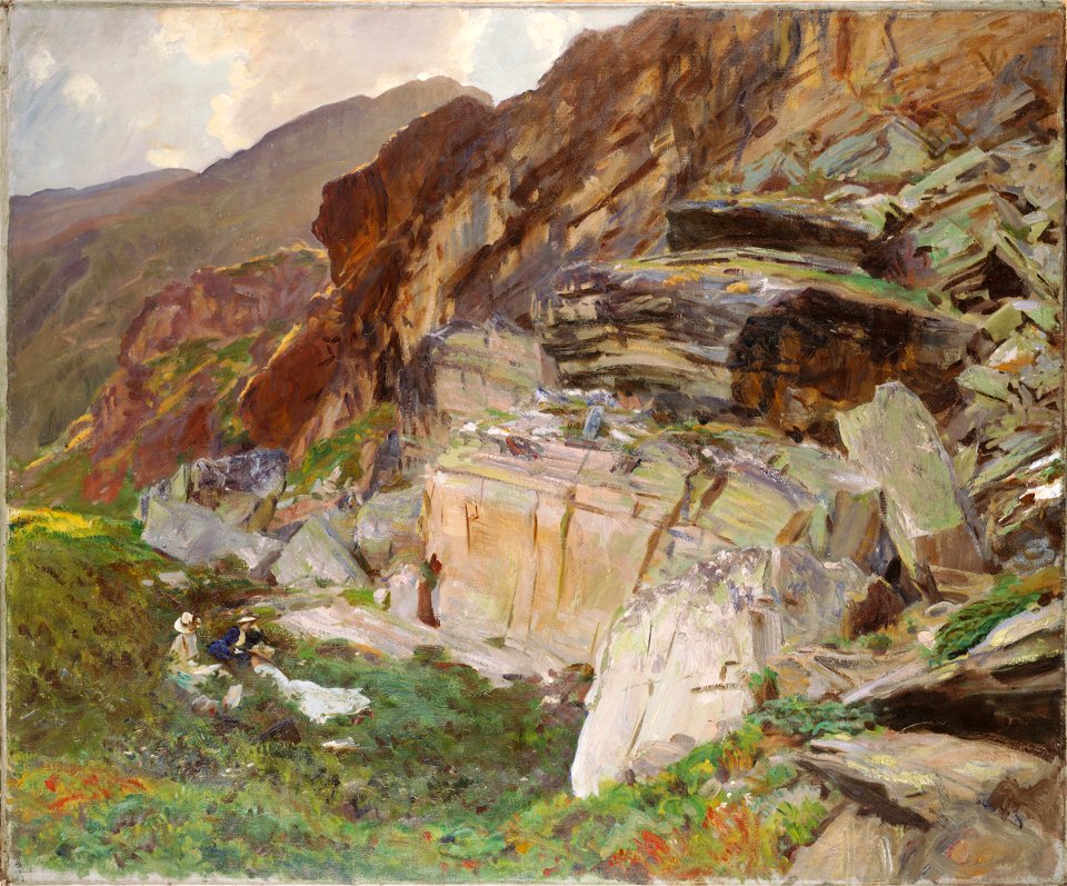 John Singer Sargent - In the Simplon Valley - 1943.155 - Fogg Museum