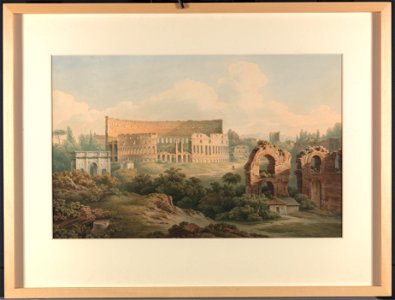 John Warwick Smith - The Colosseum, Rome - Google Art Project
