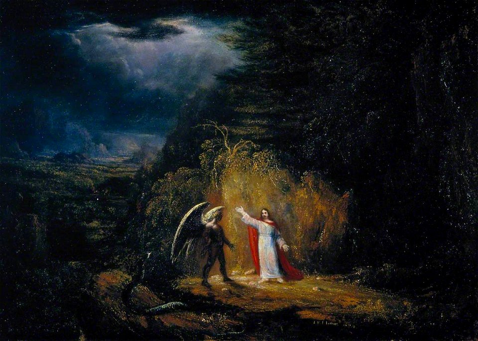 John St John Long (1798-1834) - The Temptation in the Wilderness - T04169 - Tate