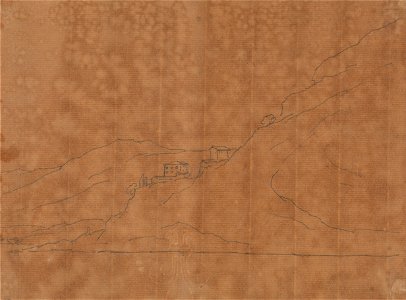 John Robert Cozens - Villas on a Hillside - Google Art Project