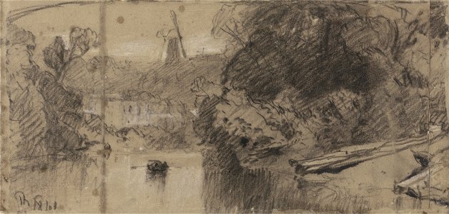 John Sell Cotman - River Landscape, Probably near Thorpe, Norfolk - Google Art Project