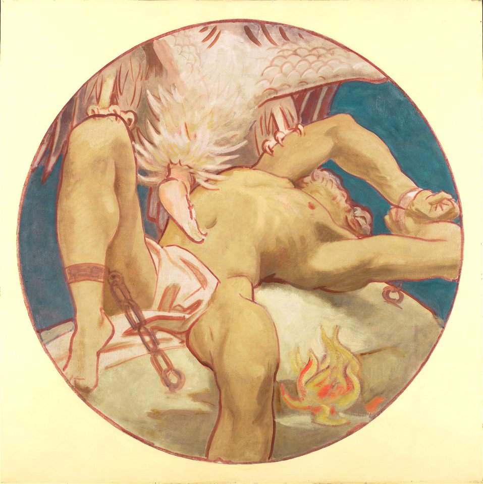 John Singer Sargent - Study for Prometheus, Museum of Fine Arts, Boston - 1994.169 - Fogg Museum