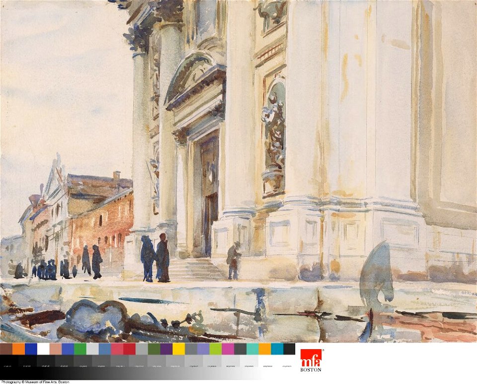 John Singer Sargent - Venice, I Gesuati - Inlån JSS 514-04 - Nationalmuseum