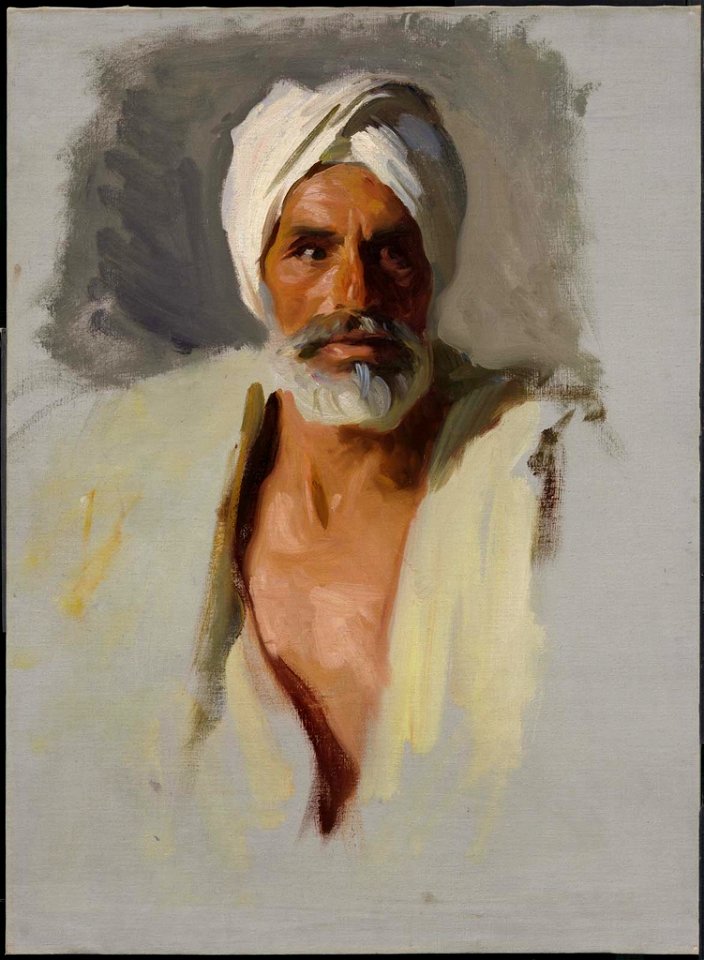John Singer Sargent - Head of an Arab - 37.49 - Museum of Fine Arts