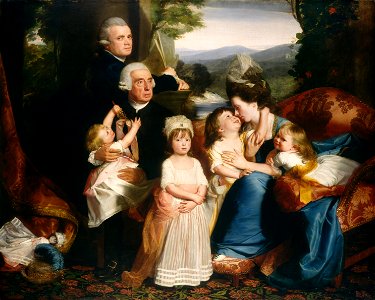 John Singleton Copley - The Copley Family - Google Art Project. Free illustration for personal and commercial use.