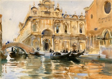 John Singer Sargent - Rio dei Mendicanti, Venice - Google Art Project